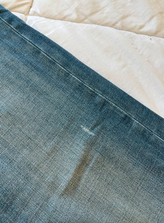 Jean homme vintage y2k début 2000 In Extenso taille 50 2XL – coupe droite regular fit bleu délavé - photo numéro 5