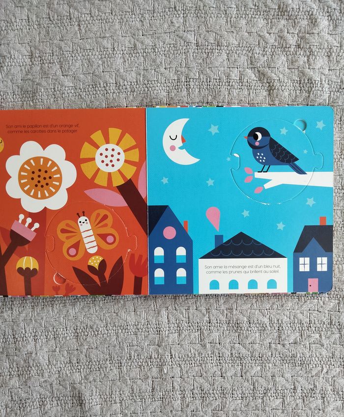 Livre puzzle "Les couleurs de petit raton laveur" - photo numéro 4