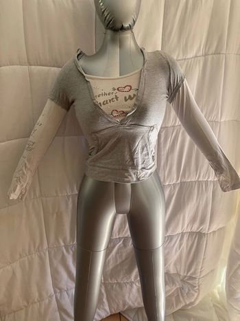t-shirt Fantasy gris taille L