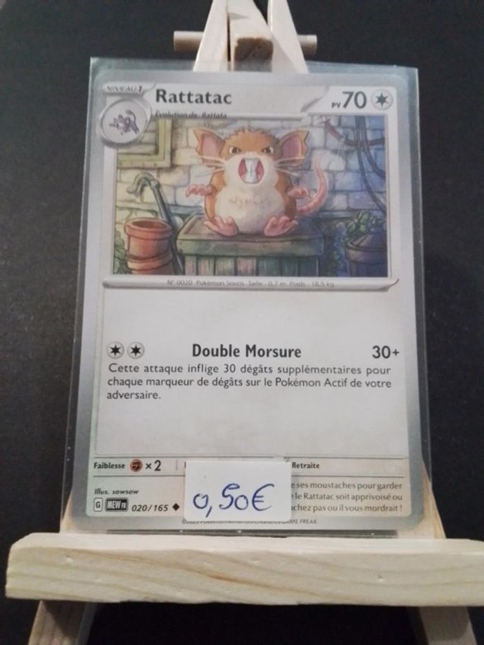 Carte Pokémon Rattatac 20/165