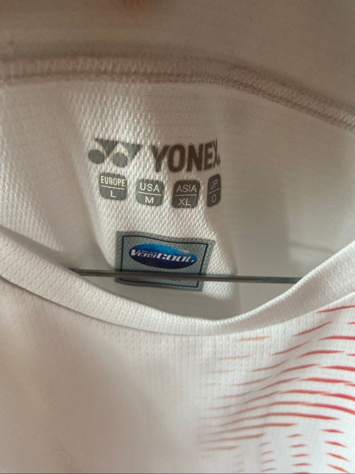 Tee-shirt femme Yonex blanc Taille L - photo numéro 2