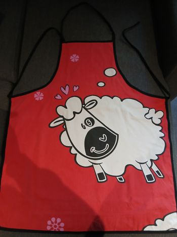 Tablier de cuisine mouton