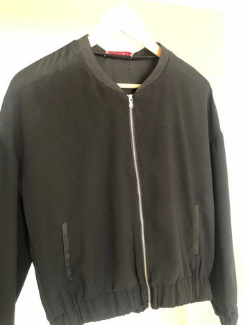 Veste style bombers noir