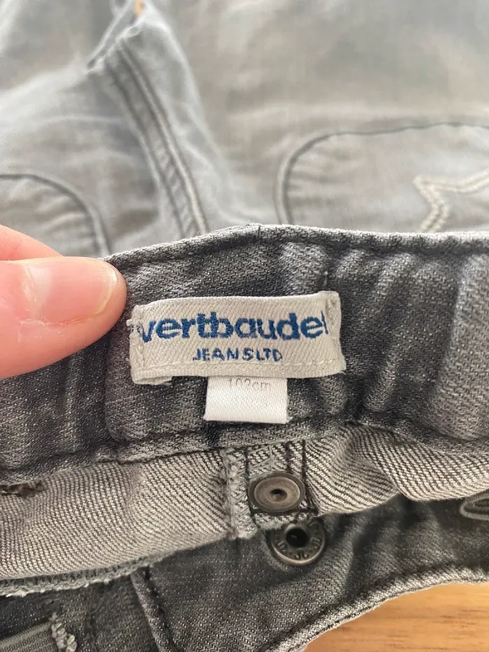 Jeans vertbaudet gris - photo numéro 6
