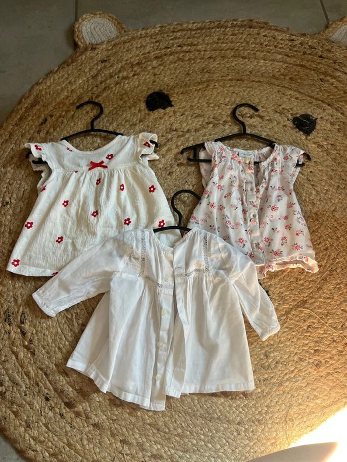 Lot de trois petits T-shirts