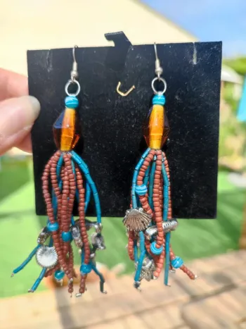 Boucles d'oreilles fantaisie