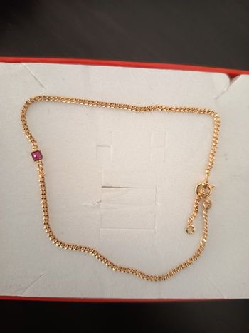 Bracelet plaqué or.