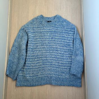 Pull Asos • bleu & blanc • 36 🌿