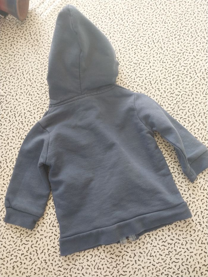 Gilet à capuche bébé garçon – boîte à Malices – 6 mois - photo numéro 4