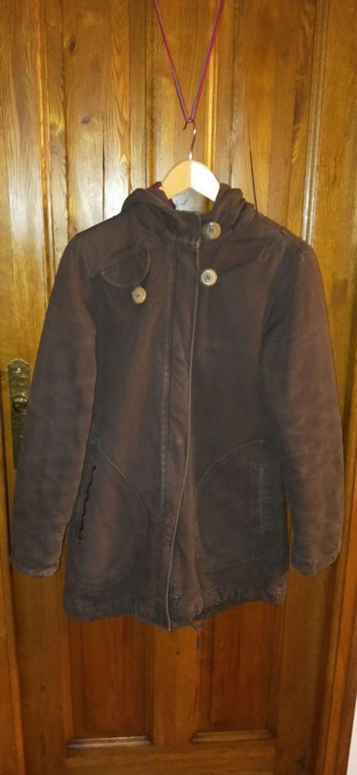 Manteau mi-long vintage Decathlon