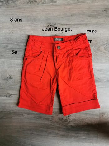 Short Jean Bourget 8 ans