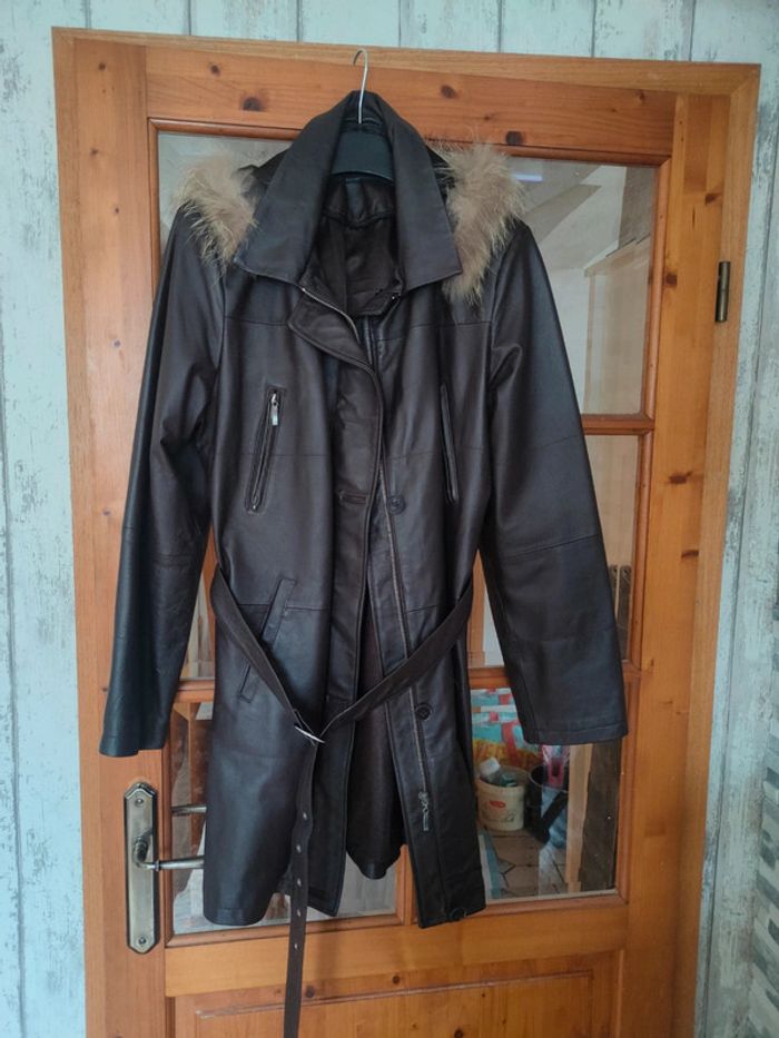 Veste en cuir véritable - photo numéro 11