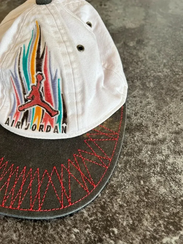 Casquette enfant vintage Y2K collector Nike Air Jordan Children cap Kindermütze Berretto bambini - photo numéro 5