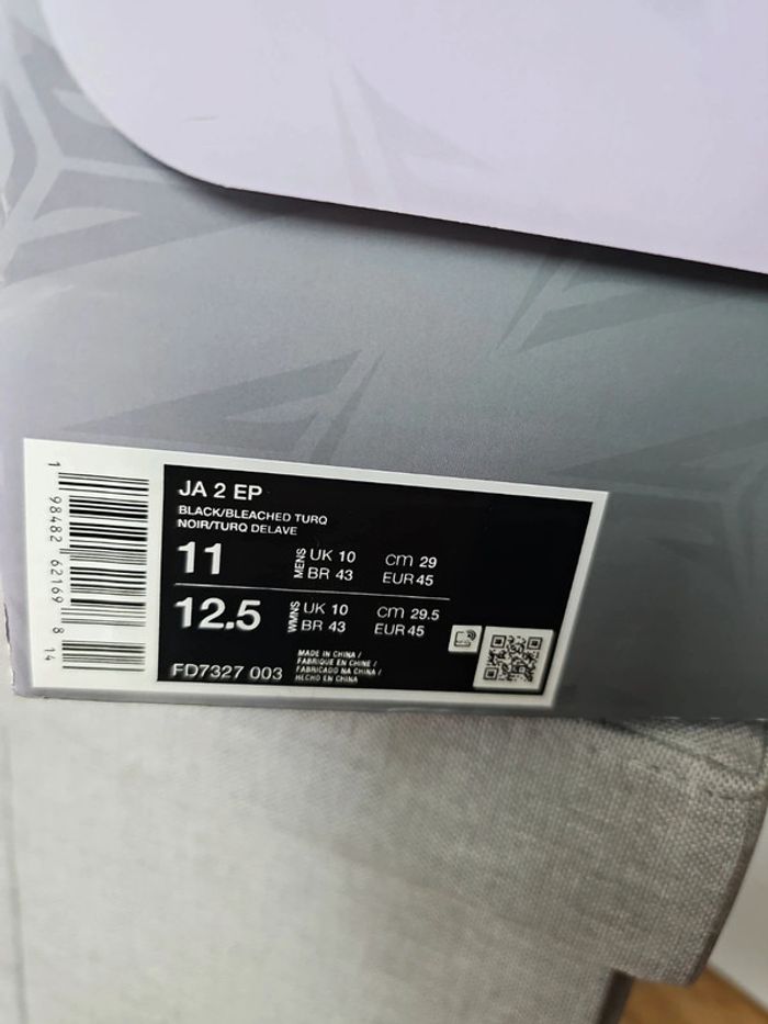 🔥Nike Ja2 "Tiffany" T.45 🏀 - photo numéro 8