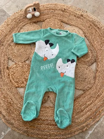 Pyjama velours 6 mois