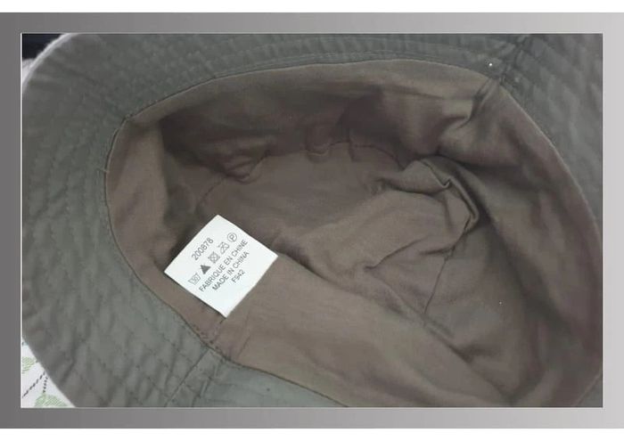 bob bébé gris-vert/jaune "zébre" sans taille - photo numéro 3