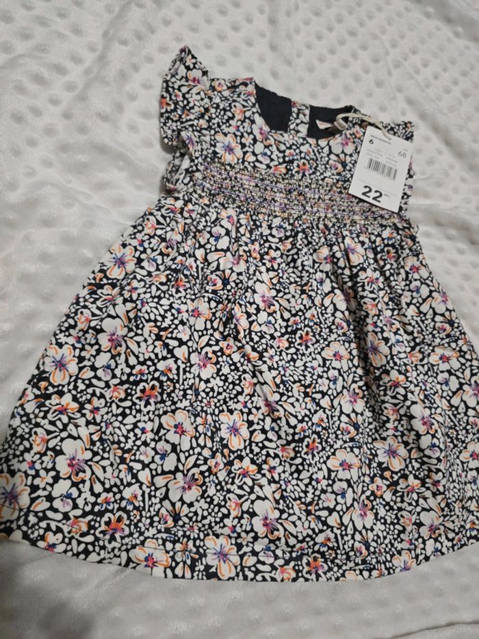 Robe Asphalte fleuri - DPAM - 6M/68cm - photo numéro 2