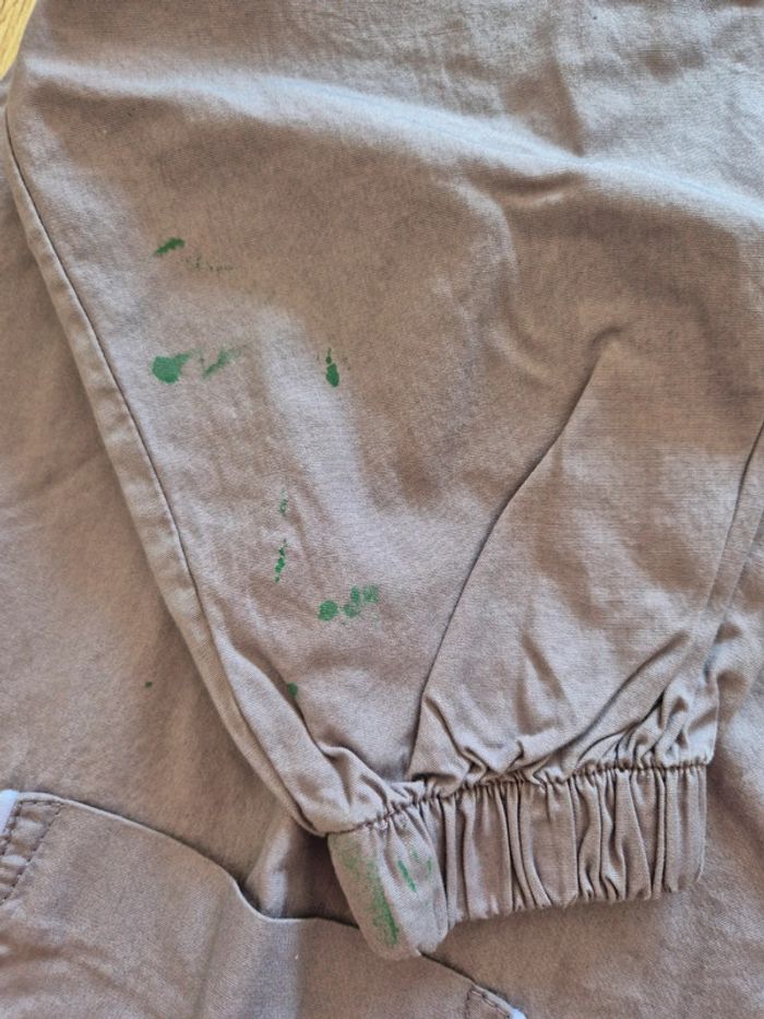 Tablier d'ecole violet - Blouse fille 8 ans - photo numéro 3