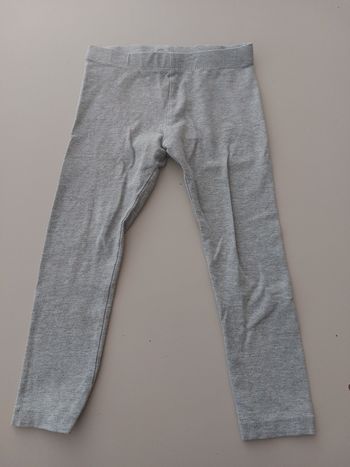 Legging fille 4 ans gris