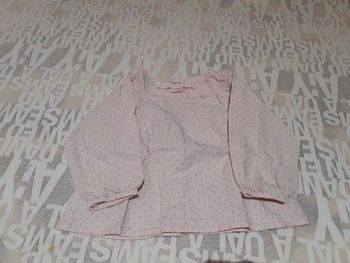 Chemisier rose 6 mois