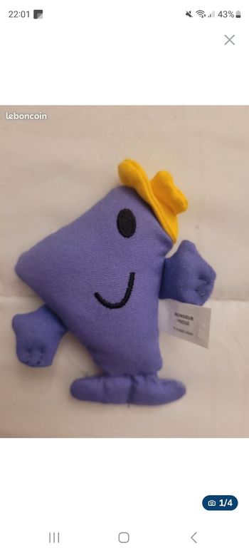 Petite Peluche Mr Pressé