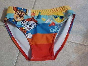 Slip de bain Paw patrol rouge