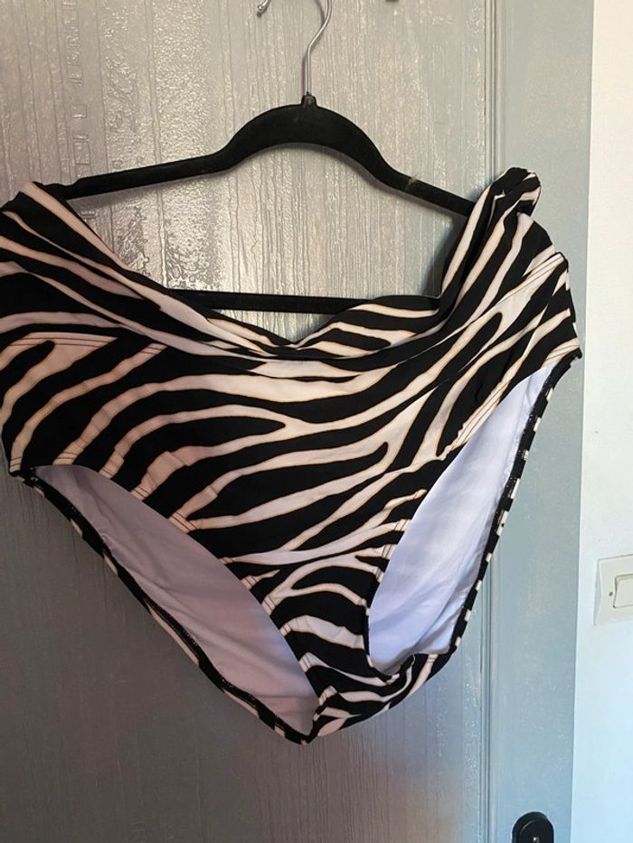 Maillot de bain culotte zébrée - photo numéro 3