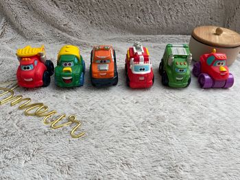 Lot de 6 voiture en silicone - Tonka Hasbro