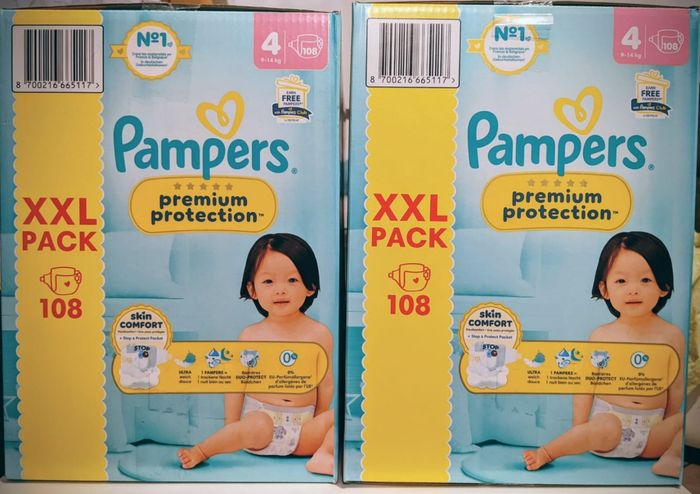 Couches Pampers prenuim XXL T4(9-14kg) - photo numéro 2