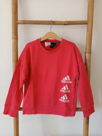 Sweat rose Adidas 7 / 8 ans