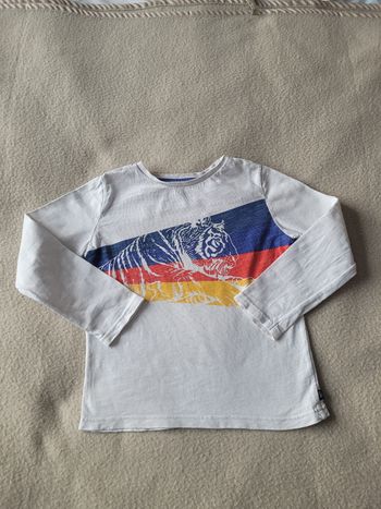 T-shirt okaïdi manches longues 4 ans