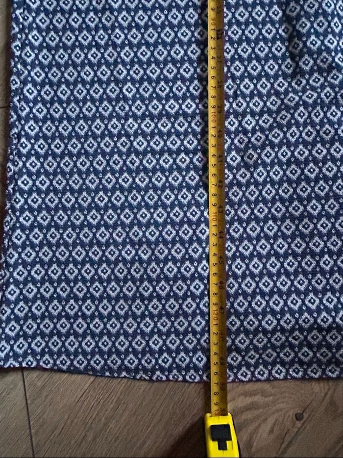 👗 Robe Longue d'Été ONLY – Imprimé Ethnique Bleu & Blanc - photo numéro 8