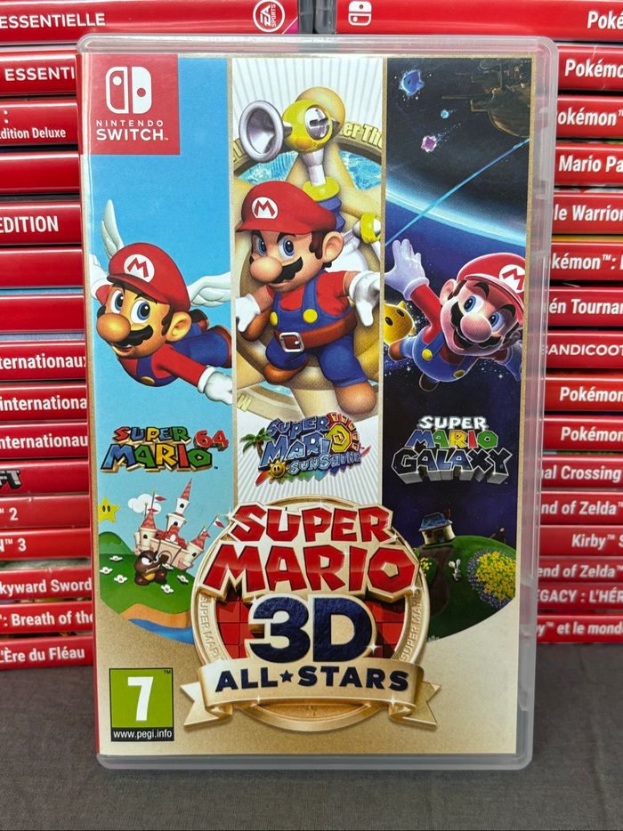 Jeu switch super Mario 3D All stars