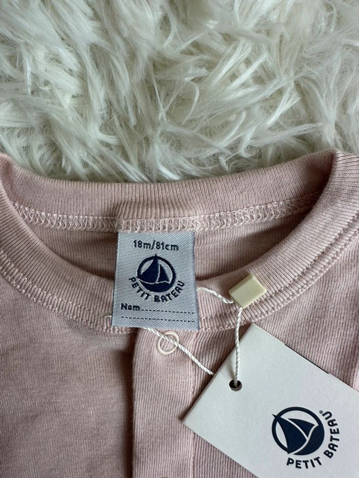 Cardigan rose petit bateau taille 18 mois - photo numéro 3