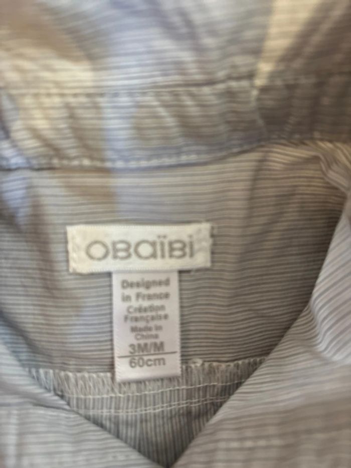 Chemise + boléro bébé garçon taille 3 mois - photo numéro 3