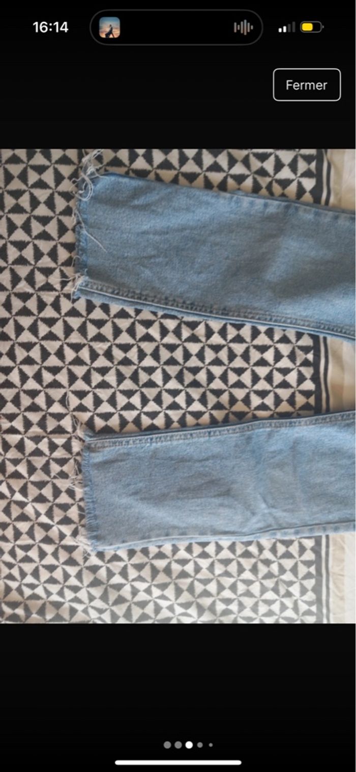 jeans mom bleu femme - photo numéro 5