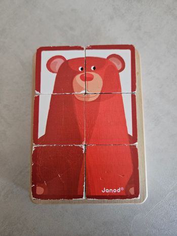 Puzzle cube en bois