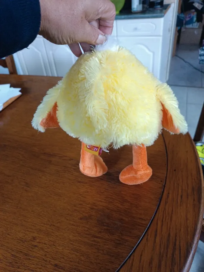Peluche canard sonor Fizzy - photo numéro 3
