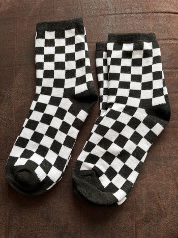 Chaussettes à carreaux / damiers 🏁