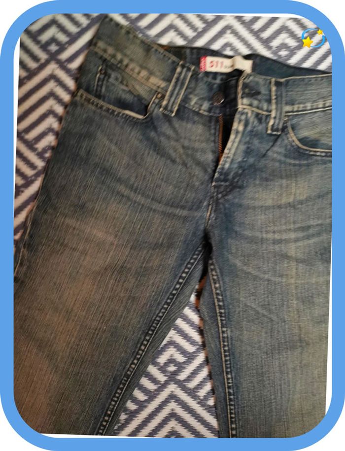 Jean levis Strauss 511 slim w30 L34 gris chiné - photo numéro 6