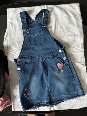 Robe en jean salopette orchestra