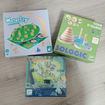 Lot jeux Djeco et janod