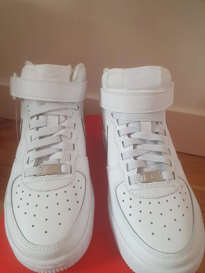 Nike Air Force 1 Mid "full white"(36) - photo numéro 6