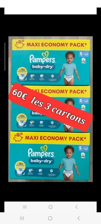 Pampers taille 5