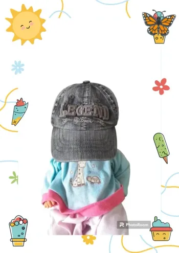 Casquette réglable en jeans