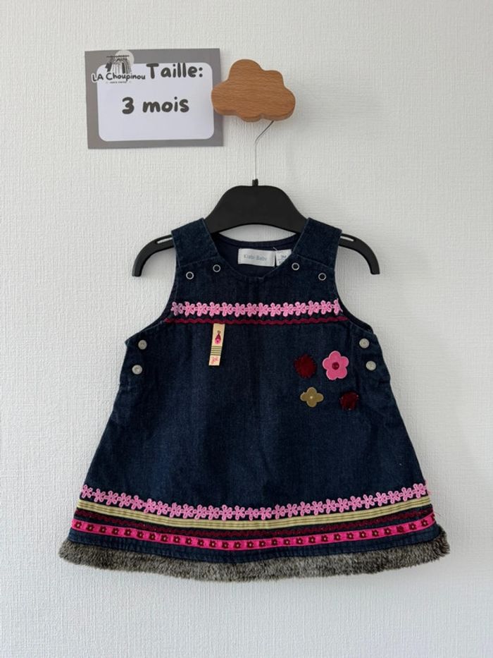 Robe en jean - taille 3 mois 🌸