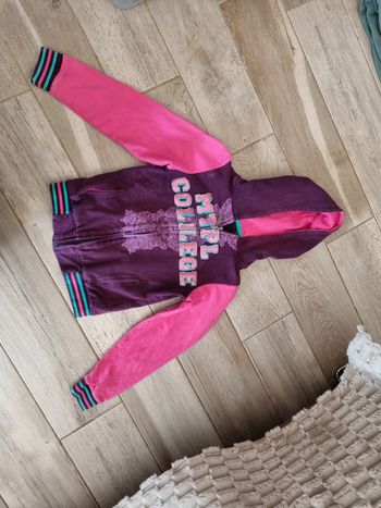 Veste zippée fille