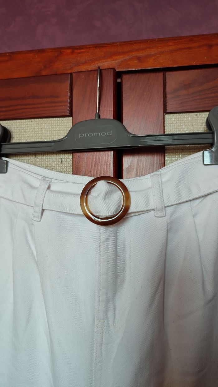 Pantalon large blanc taille 34 - photo numéro 4