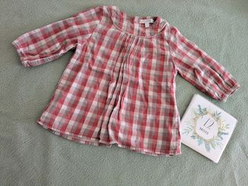 Blouse manches longues 12 mois