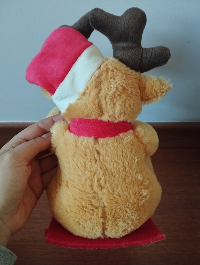 Peluche renne de noel - photo numéro 3